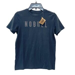 NoBull Kid's Unisex Black Stretchy Training‎ Athletic Casual Shirt Size Small